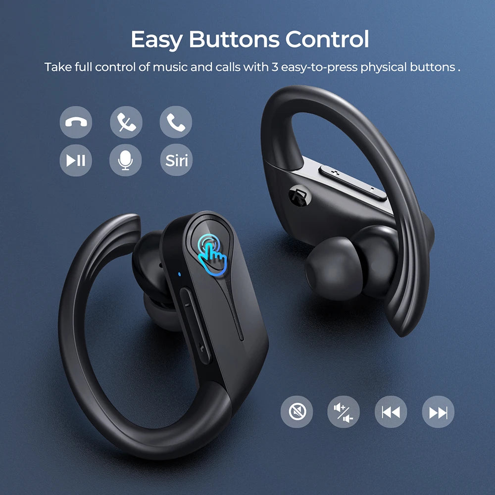 Bluetooth 5.0 Earbuds with Noise Cancellation