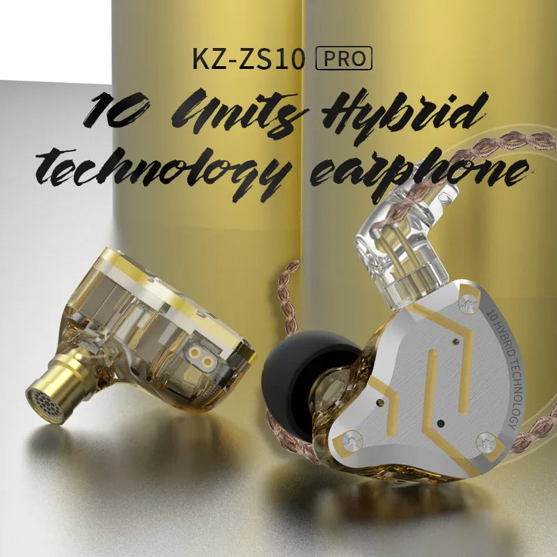 Pro Gold Hybrid Earphones